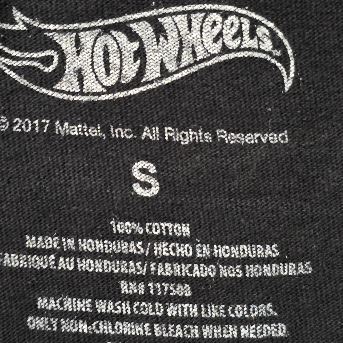Hot Wheels Long Sleeve Graphic Shirt Men’s S Black