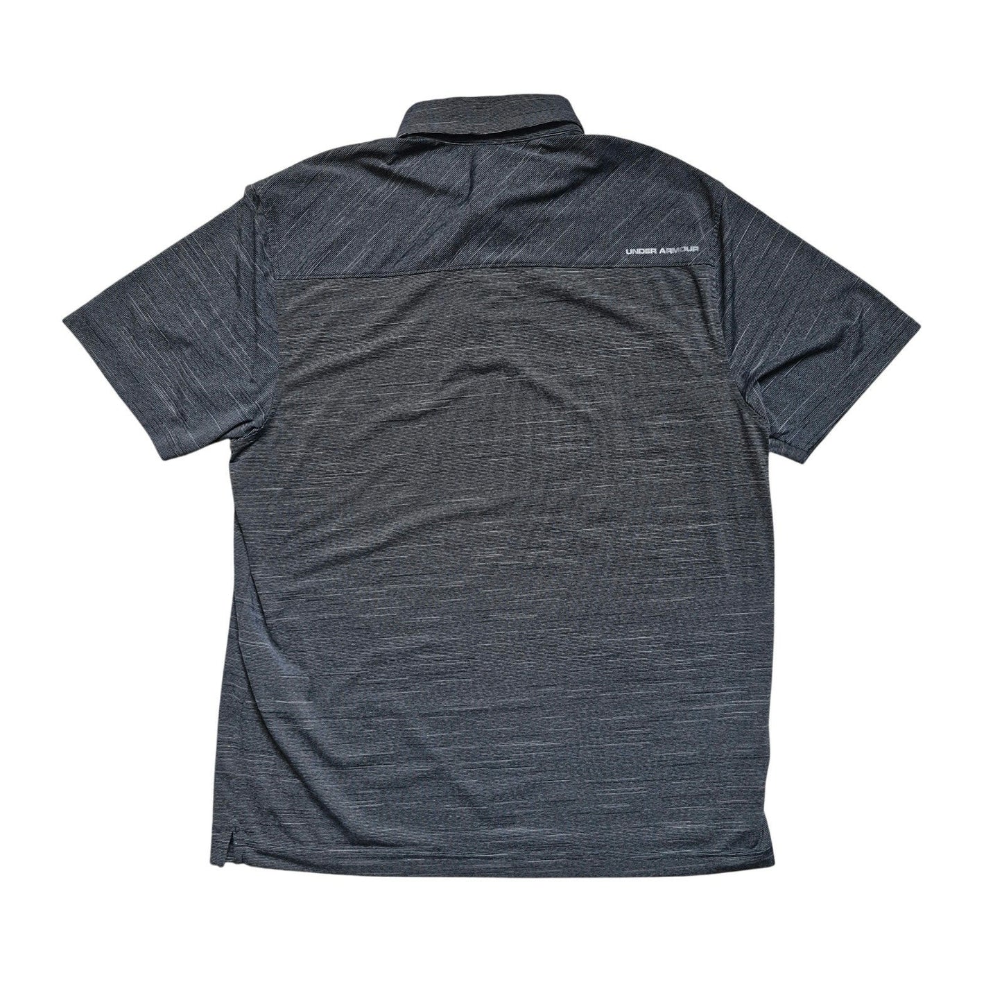 Under Armour The Performance Polo HeatGear Gray Golf Polo Mens Loose Large