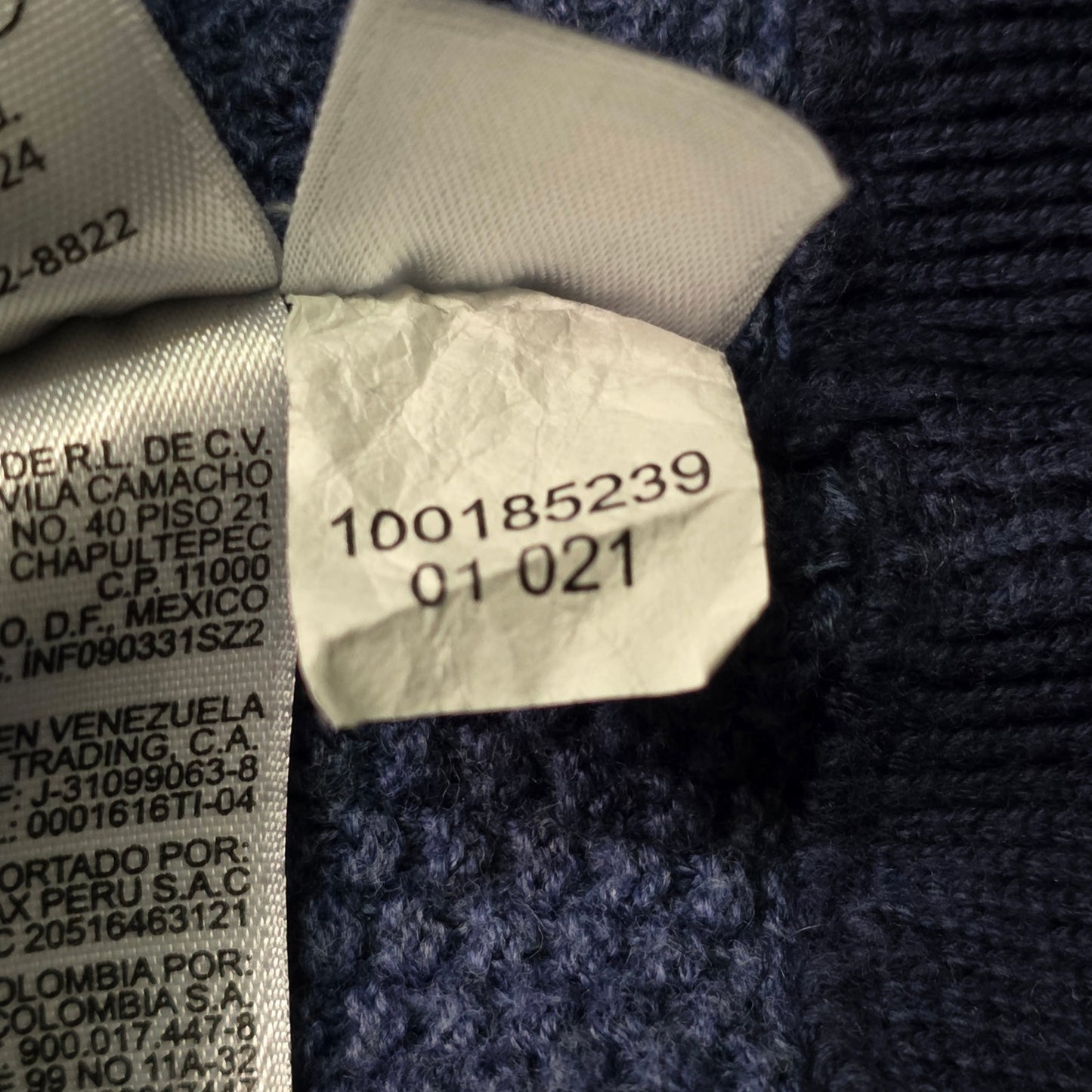 Brooks Brothers Rugby Stripe 1/2-Zip Sweater Men’s L Blue Cotton Knit Pullover