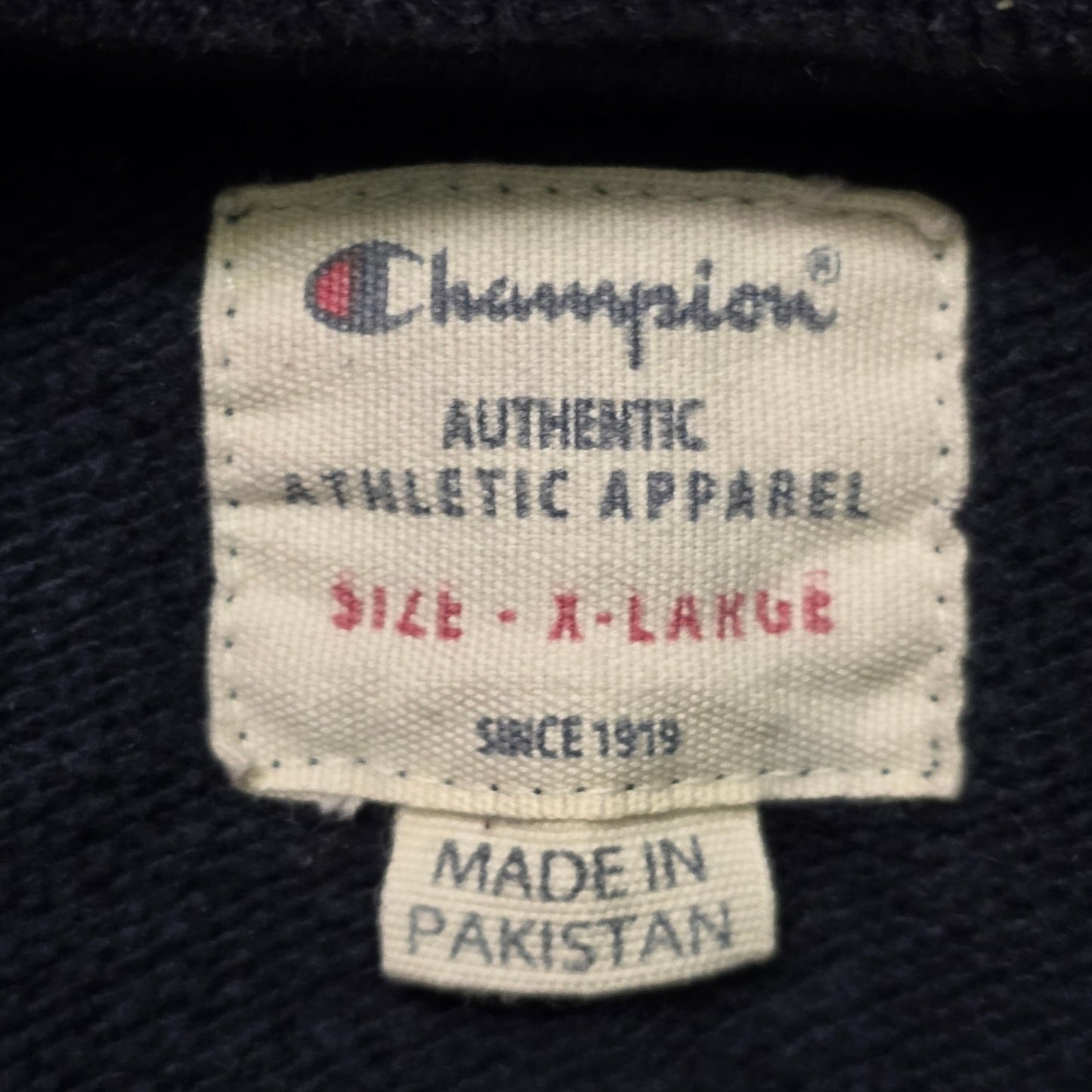 Champion Men’s XL Navy Fleece Crewneck Sweatshirt Pullover