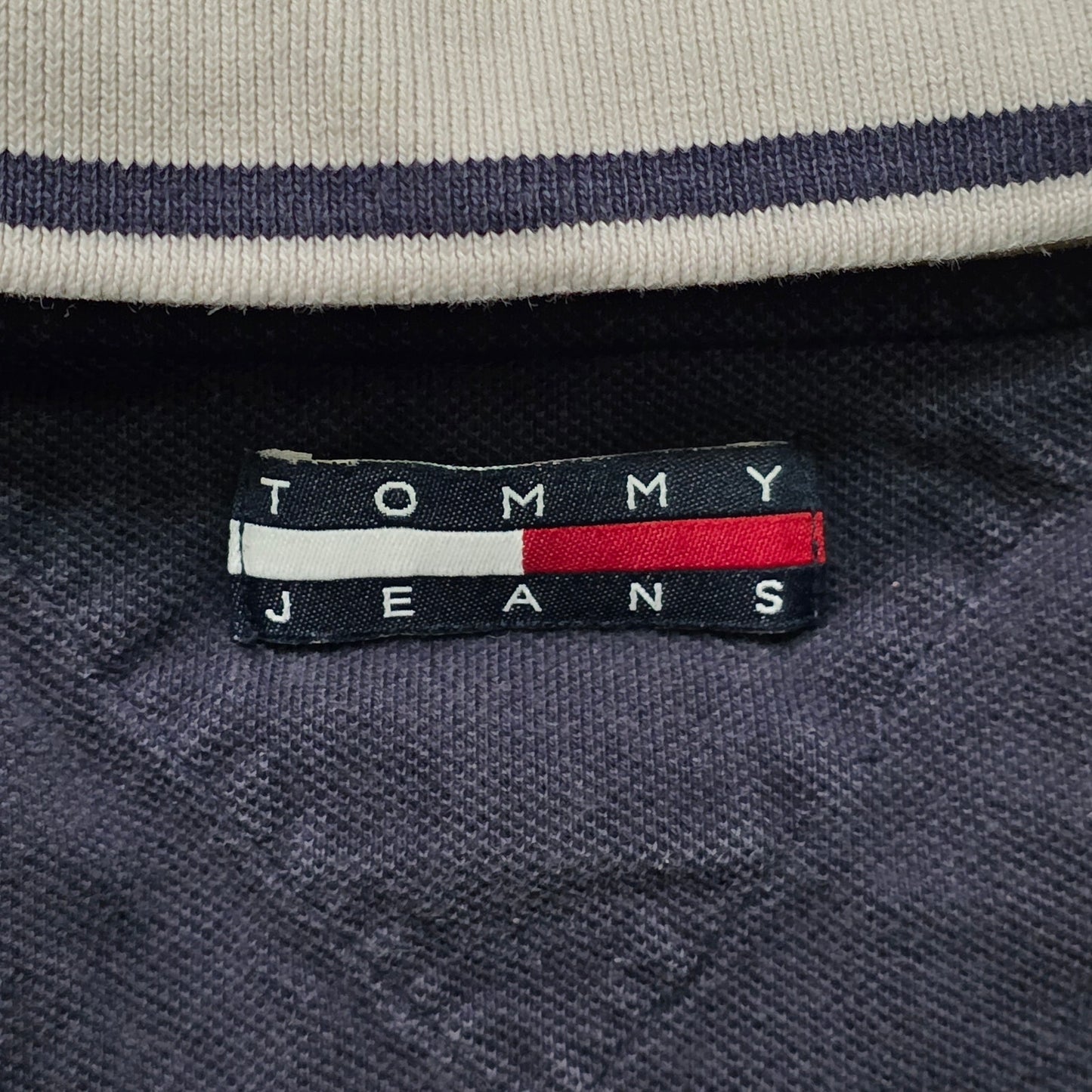 Vintage Tommy Jeans Workshop Flag Polo Shirt Men’s L