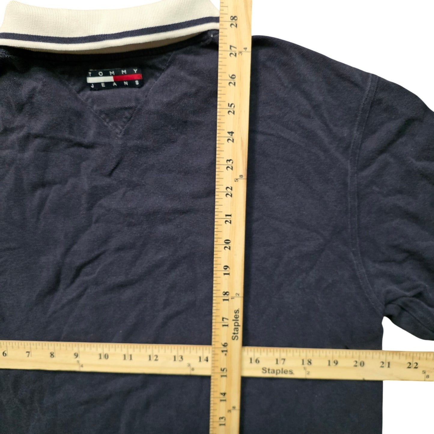 Vintage Tommy Jeans Workshop Flag Polo Shirt Men’s L