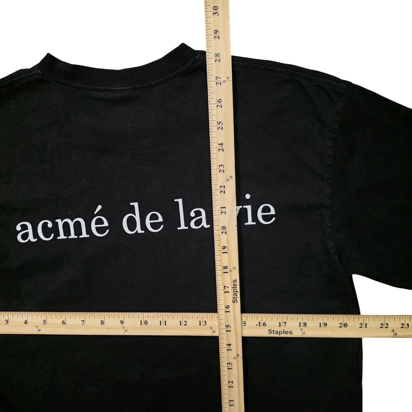 Acme De La Vie ADLV Baby Face Donut Graphic T-Shirt Men’s M Black Oversized Tee