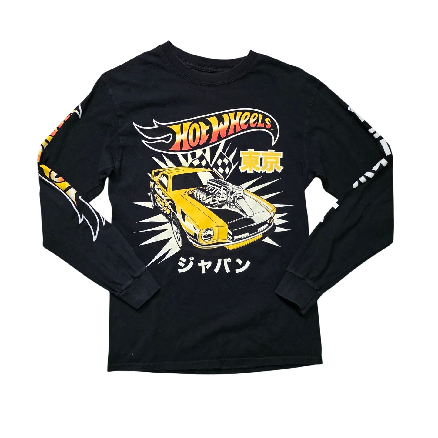 Hot Wheels Long Sleeve Graphic Shirt Men’s S Black