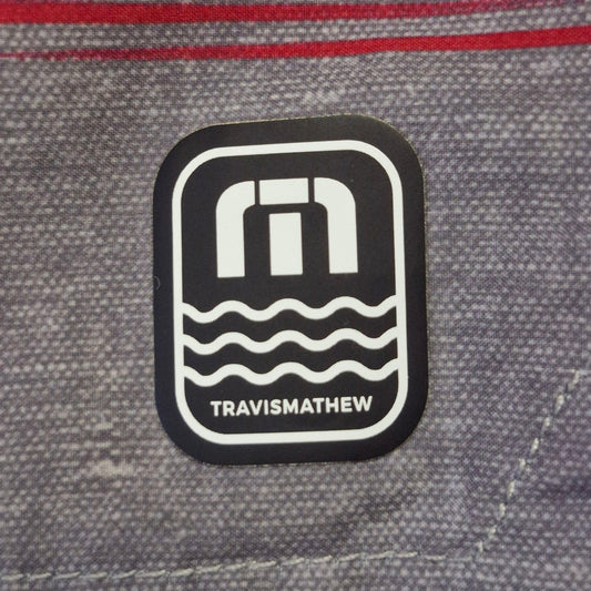 Travis Mathew Board Shorts Men’s Size 34 Murican Fun Surf Beach Swim Trunks