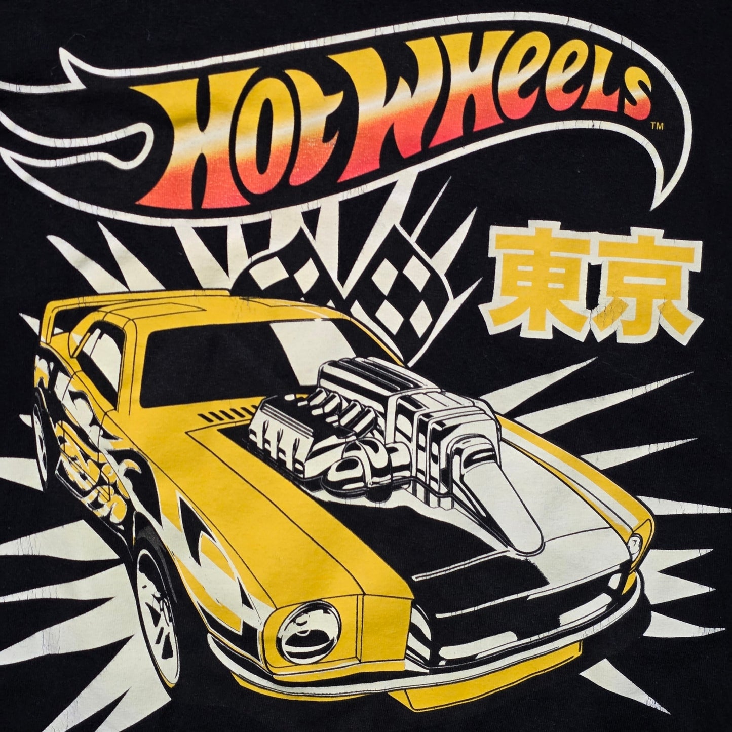 Hot Wheels Long Sleeve Graphic Shirt Men’s S Black
