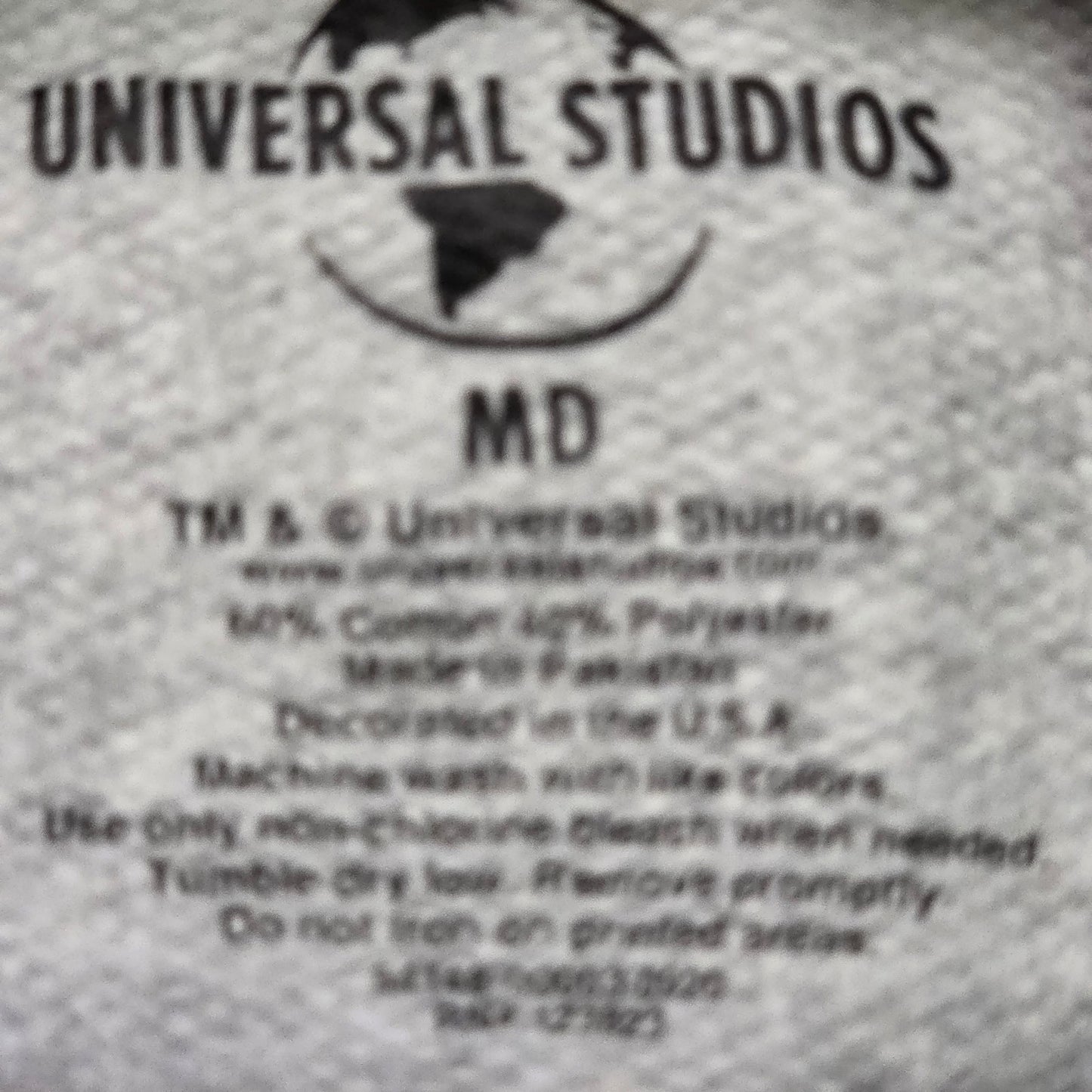 Universal Studios Hollywood Pullover Hoodie Men’s M Gray