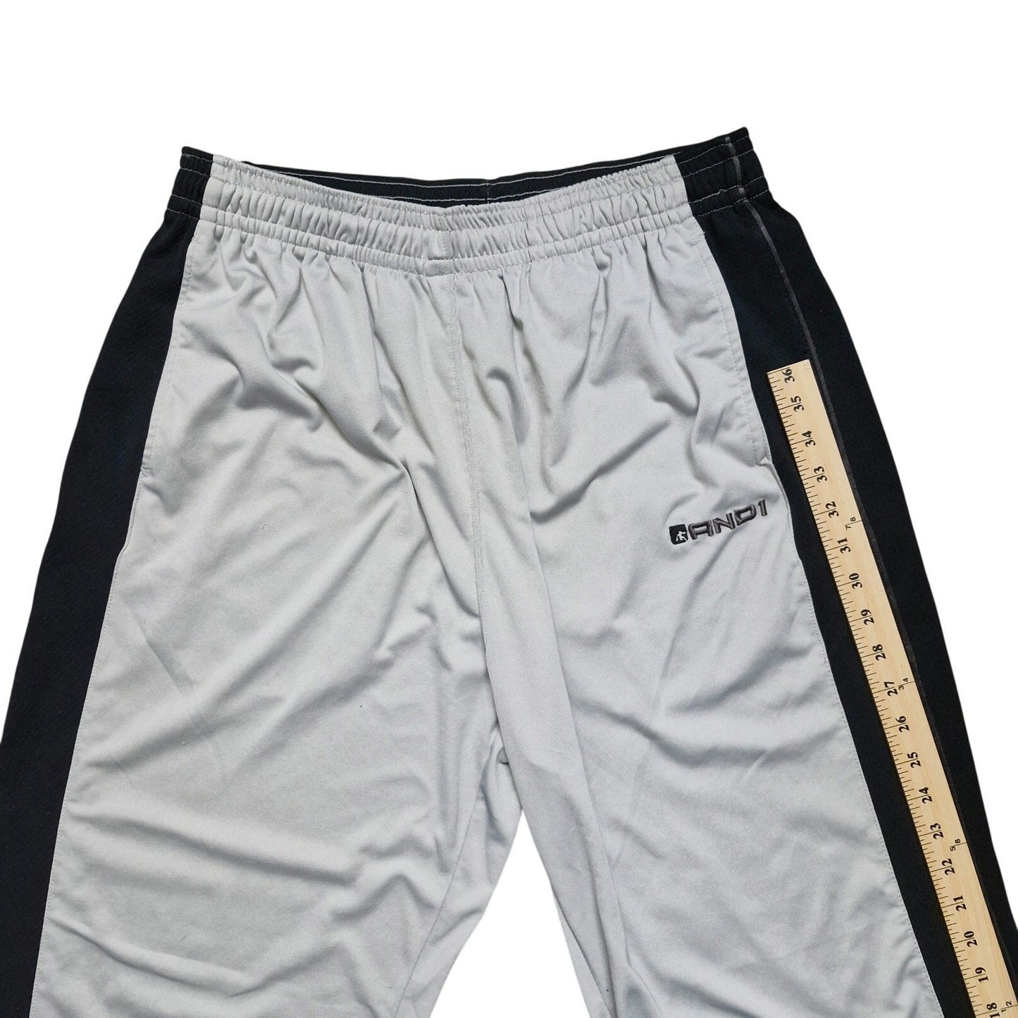 AND1 men's white track pants size L