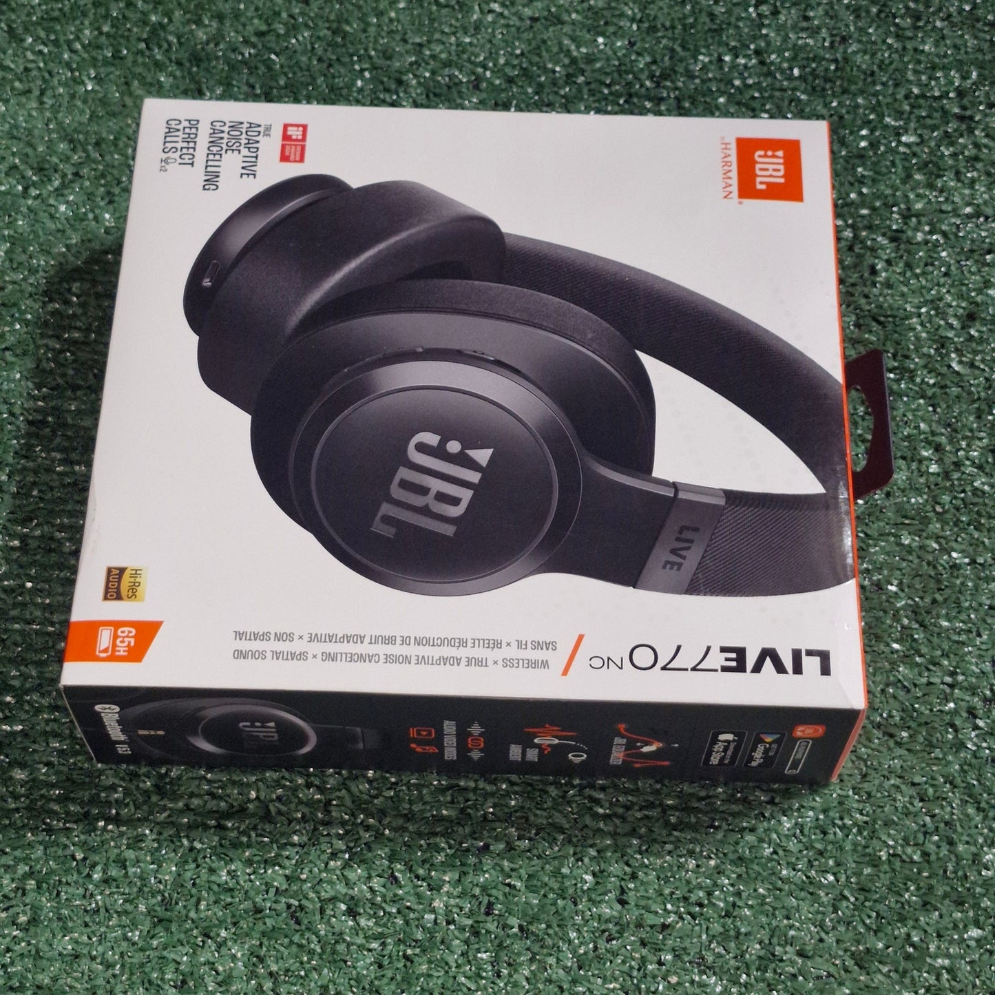 JBL Live 770NC Over‑Ear Bluetooth Headphones Unisex Black ANC 65 hr Battery